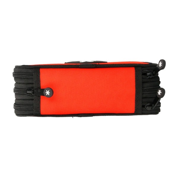 Plumier escolar antartik triple color rojo 36 piezas