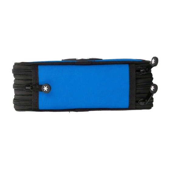 Plumier escolar antartik triple color azul 36 piezas