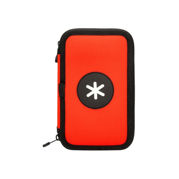 Plumier escolar antartik doble color rojo 28 piezas