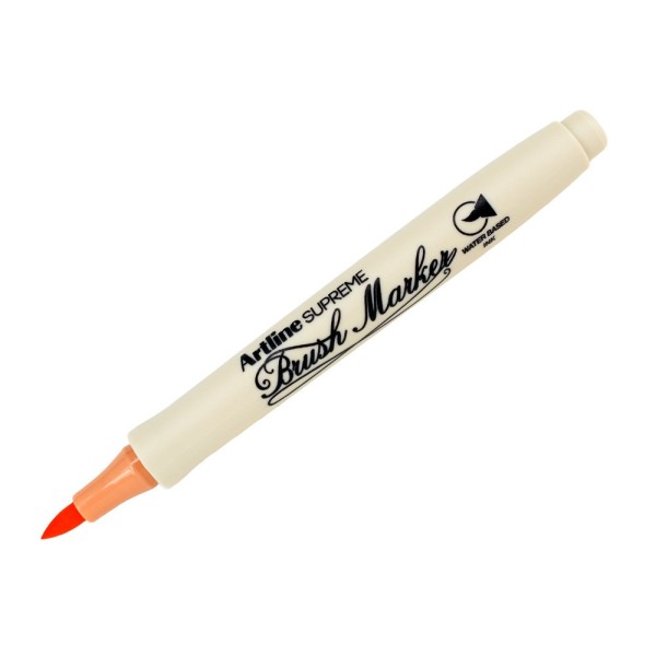 Rotulador artline supreme brush epfs pintura base de agua punta tipo pincel trazo fino ocre