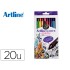 Rotulador artline supreme epfs200 fine liner punta de fibra 0,4 mm bolsa 20 unidades colores surtidos