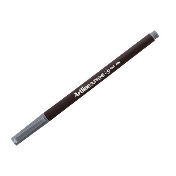 Rotulador artline supreme epfs200 fine liner punta de fibra gris 0,4 mm