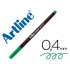 Rotulador artline supreme epfs200 fine liner punta de fibra verde 0,4 mm