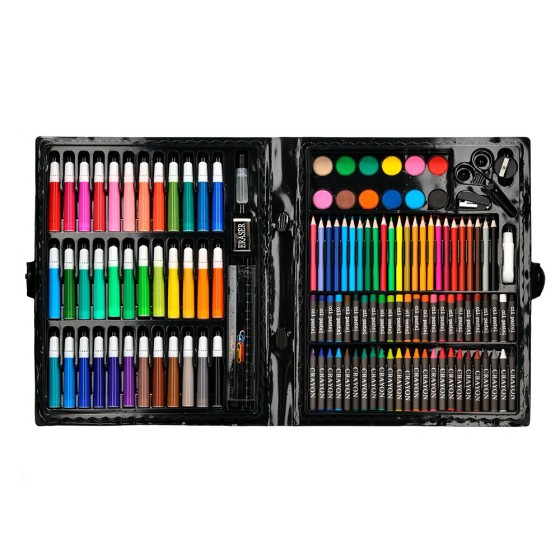 Estuche de pintura liderpapel plastico 150 piezas 36x31x4 cm