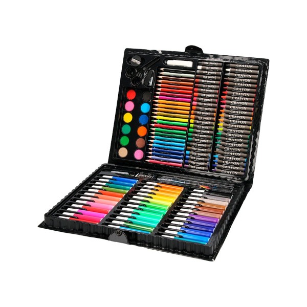 Estuche de pintura liderpapel plastico 150 piezas 36x31x4 cm