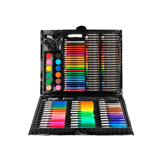 Estuche de pintura liderpapel plastico 150 piezas 36x31x4 cm