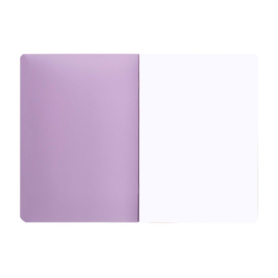 Libreta liderpapel 360 tapa de plastico a5 48 hojas 90g/m2 liso sin margen colores pastel surtidos