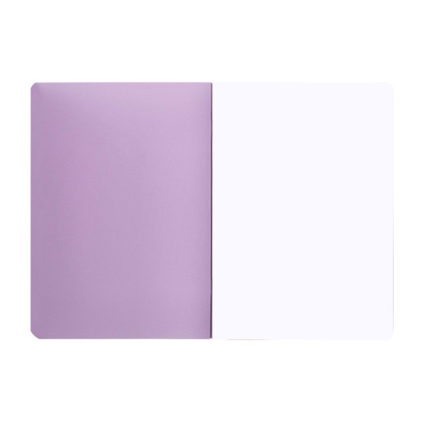 Libreta liderpapel 360 tapa de plastico a4 48 hojas 90g/m2 liso sin margen colores pastel surtidos