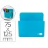Cubilete portalapices liderpapel plastico magnetico azul 125x75x40 mm