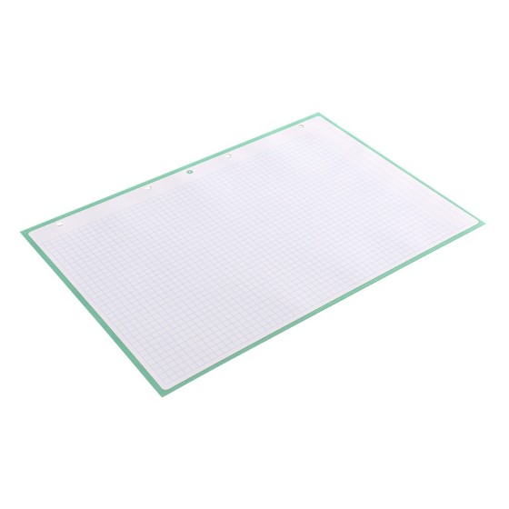 Recambio liderpapel a4 antartik 80 hojas 90g/m2 cuadro 5 mm 4 taladros 1 banda marco color menta