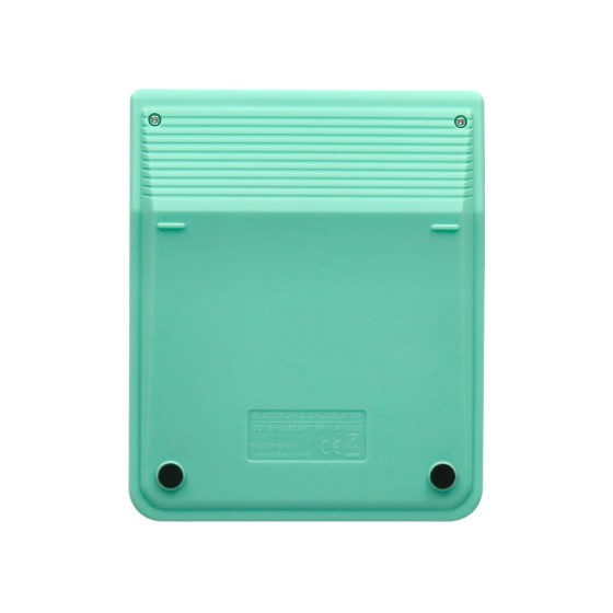 Calculadora liderpapel sobremesa xf24 10 digitos solar y pilas color verde 127x105x24 mm