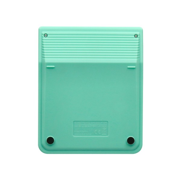 Calculadora liderpapel sobremesa xf24 10 digitos solar y pilas color verde 127x105x24 mm