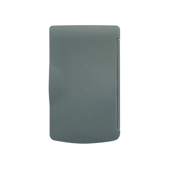 Calculadora liderpapel bolsillo xf15 10 digitos con tapa solar y pilas color gris 123x75x12 mm