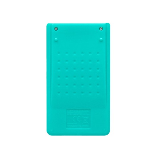 Calculadora liderpapel bolsillo xf13 8 digitos solar y pilas color verde 115x65x8 mm