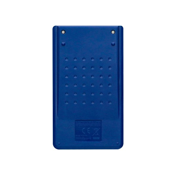 Calculadora liderpapel bolsillo xf09 8 digitos solar y pilas color azul 115x65x8 mm