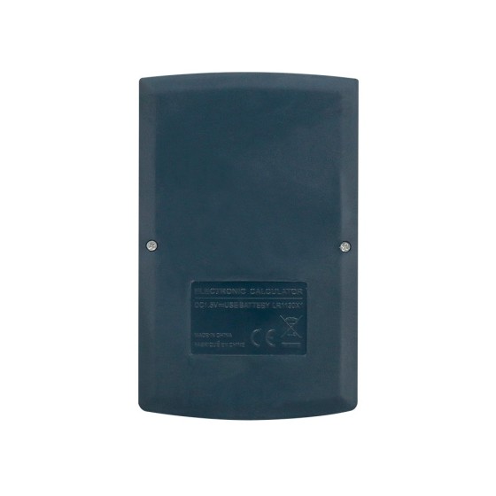 Calculadora liderpapel bolsillo xf06 8 digitos solar y pilas color azul 98x62x8 mm