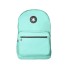 Cartera antartik mochila con asa y bolsillo frontal concremallera color verde menta 320x140x430 mm