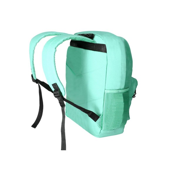 Cartera antartik mochila con asa y bolsillo frontal concremallera color verde menta 320x140x430 mm
