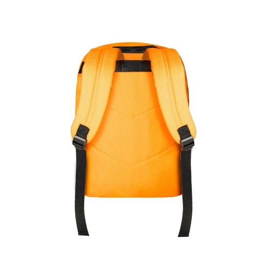 Cartera antartik mochila con asa y bolsillo frontal concremallera color mostaza 320x140x430 mm