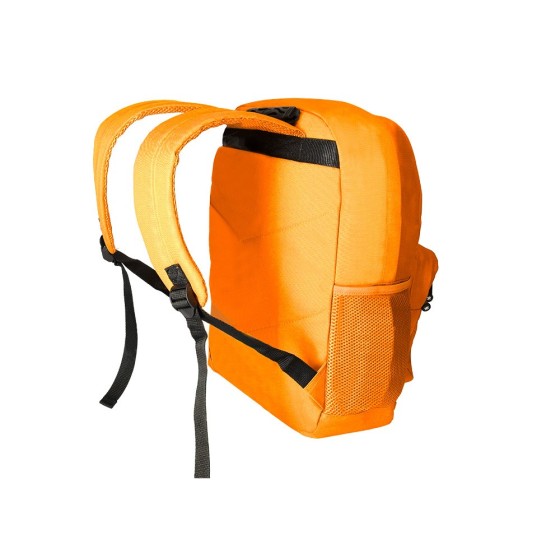 Cartera antartik mochila con asa y bolsillo frontal concremallera color mostaza 320x140x430 mm
