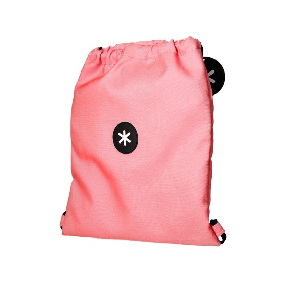 Saco plano antartik bolsillo interior con cremallera color coral 350x400 mm