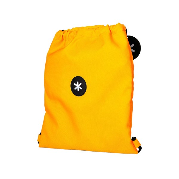 Saco plano antartik bolsillo interior con cremallera color mostaza 350x400 mm