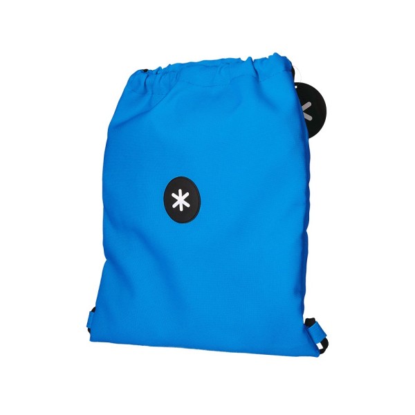 Saco plano antartik bolsillo interior con cremallera color azul 350x400 mm