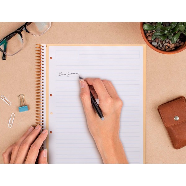 Cuaderno espiral liderpapel a4 micro antartik tapa forrada80h 90 gr horizontal 1 banda 4 taladros color amarillo clar