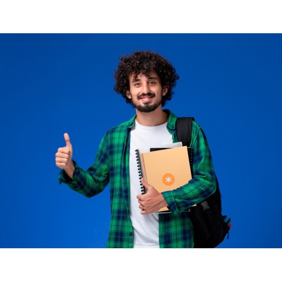 Cuaderno espiral liderpapel a4 micro antartik tapa forrada80h 90 gr horizontal 1 banda 4 taladros color amarillo clar