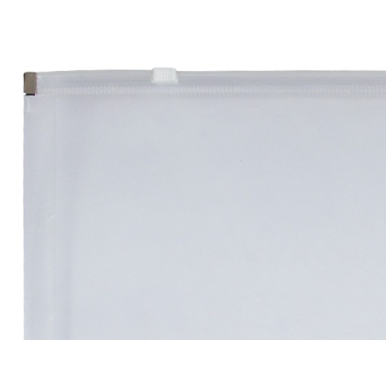 Carpeta dossier liderpapel a6 cierre de cremallera transparente