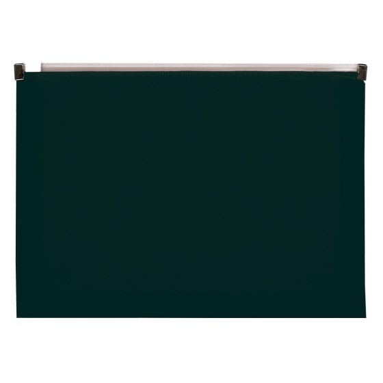 Carpeta dossier liderpapel a3 cierre de cremallera negro opaco