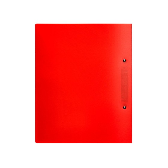 Carpeta liderpapel canguro 2 anillas 40 mm mixtas polipropileno din a4 rojo translicudo