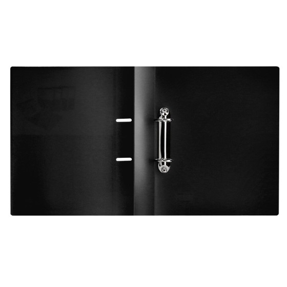 Carpeta liderpapel canguro 2 anillas 40 mm mixtas polipropileno din a4 negro opaco