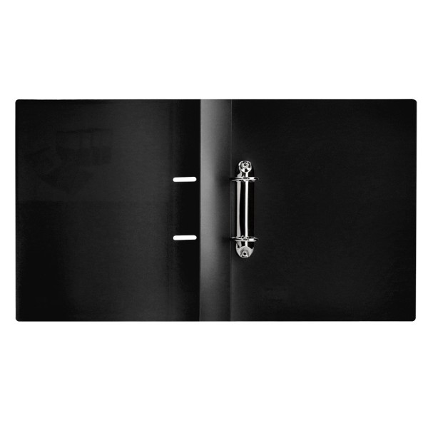 Carpeta liderpapel canguro 2 anillas 40 mm mixtas polipropileno din a4 negro opaco
