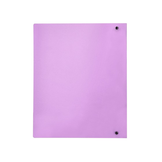 Carpeta liderpapel 4 anillas mixtas 40 mm polipropileno din a4 lavanda opaco