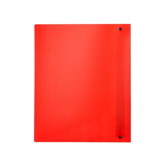Carpeta liderpapel 4 anillas mixtas 40 mm polipropileno din a4 rojo translucido