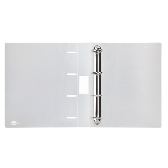 Carpeta liderpapel 4 anillas mixtas 40 mm polipropileno din a4 transparente