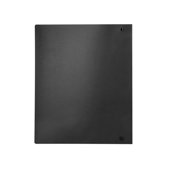 Carpeta liderpapel 4 anillas 40 mm mixtas polipropileno din a4 negro opaco