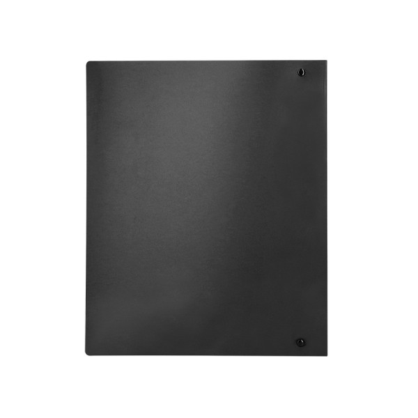 Carpeta liderpapel 4 anillas 40 mm mixtas polipropileno din a4 negro opaco