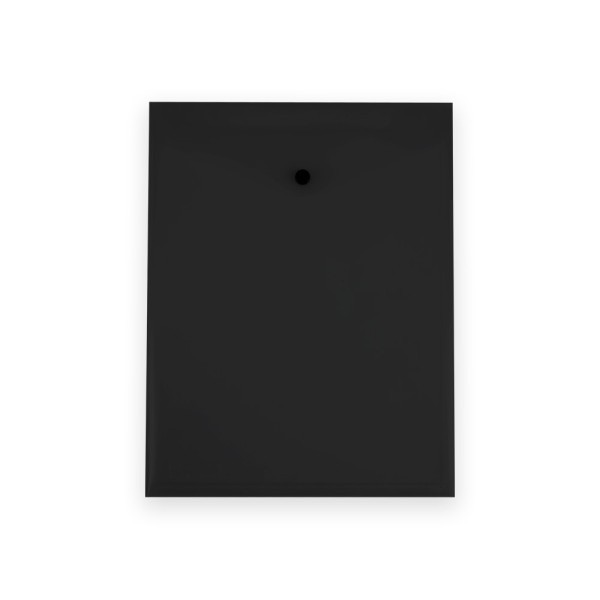 Carpeta liderpapel dossier broche polipropileno din a4 formato vertical con fuelle negro opaco