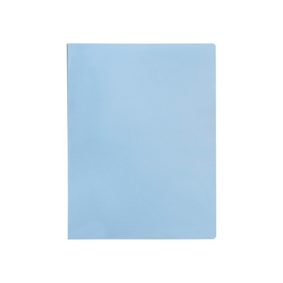Carpeta liderpapel escaparate 60 fundas polipropileno din a4 celeste opaco