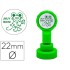 Sello artline emoticono muy bien color verde 22 mm diametro