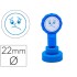 Sello artline emoticono disgusto color azul 22 mm diametro