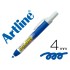 Rotulador artline clix fluorescente ek-63 azul punta biselada 4 mm