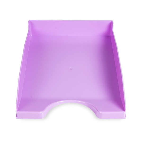 Bandeja sobremesa plastico q-connect lavanda opaco 240x70x340 mm