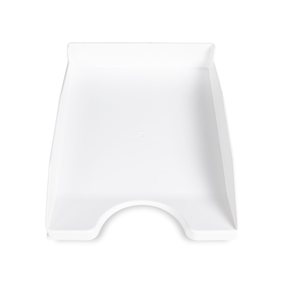 Bandeja sobremesa plastico q-connect blanco opaco 240x70x340 mm