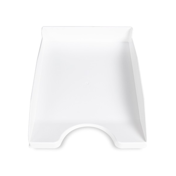 Bandeja sobremesa plastico q-connect blanco opaco 240x70x340 mm