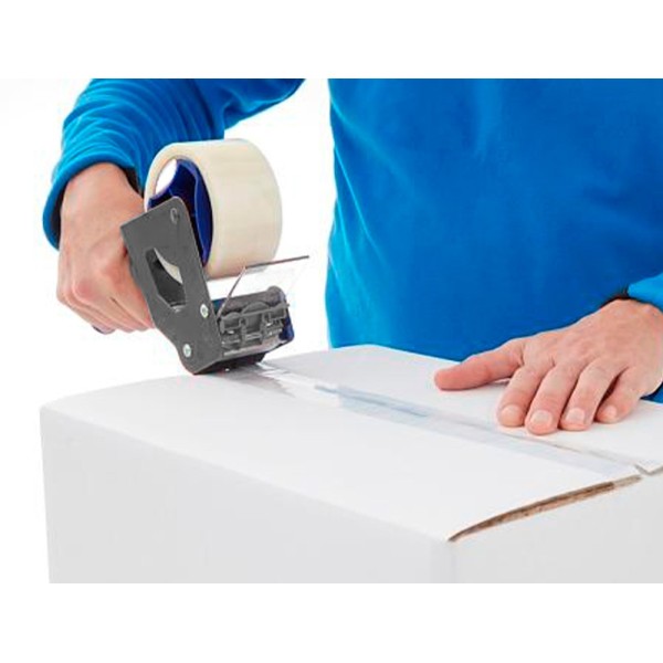 Cinta adhesiva q-connect polipropileno transparente 132 mt x 50 mm para embalaje