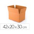 Caja de embalar marron q-connect doble canal 420x200x300 mm