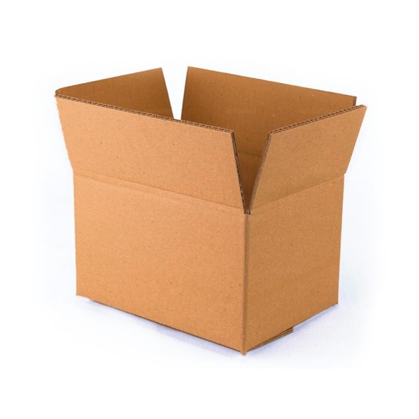 Caja de embalar marron q-connect doble canal 420x200x300 mm